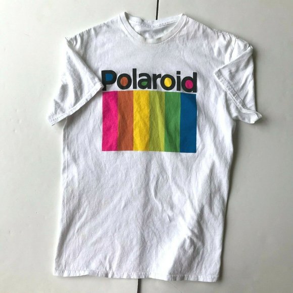 Polaroid T Shirt Medium? Logo Unisex Short Sleeves Colorful Camera Photo… - Picture 6 of 12